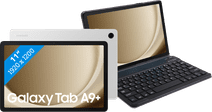 Samsung Galaxy Tab A9 Plus 11 inches 64GB WiFi Silver + Just in Case Keyboard Cover AZERTY Samsung Galaxy Tab A9 and Tab A9 Plus