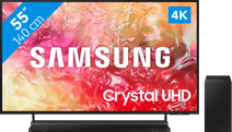 Samsung Crystal UHD 55DU7100 (2024) + Soundbar Sony LED TV promotion