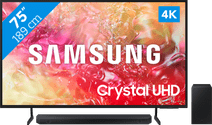 Samsung Crystal UHD 75DU7100 (2024)  + Soundbar 75 inch tv