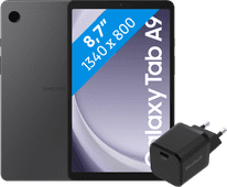 Samsung Galaxy Tab A9 8.7 inches 128GB WiFi + 4G Gray + BlueBuilt Charger Tablet with 4G connectivity