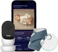 Owlet Cam 2 + Dream Sock Bedtime Blue OW-DSDUO-BL Smartphone compatible babyfoon