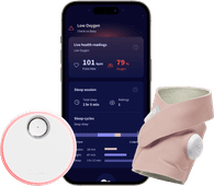 Owlet Dream Sock Dusty Rose OW-DS-RO Owlet baby monitor