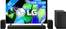 LG OLED42C34LA (2023) + Barre de Son TV LG de taille moyenne