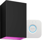 Philips Hue Resonate muurlamp White and Color zwart + Bridge Philips Hue Resonate