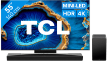 TCL QD Mini-LED 55C803 (2023) + Barre de Son TV gamer
