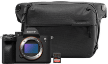 Sony A7 IV Starter Kit Camera with a tiltable screen