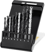 Irwin 9-piece Metal, Concrete, and Wood Drill Bit Set Wood drill