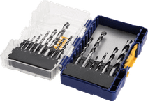 Irwin 14-piece HSS Metal, Concrete, and Wood Drill Bit Set 