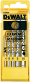 DeWalt 5-piece Extreme Concrete Drill Bits Cassette 