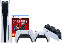 PlayStation 5 Slim Disc Edition + Spider-Man 2 + Manette Supplémentaire Blanc + Station de Charge Acheter une console ?