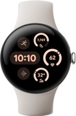 Google Pixel Watch 3 Zilver/Crème 41mm Smartwatch promotie