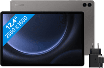 Samsung Galaxy Tab S9 FE Plus 256GB Wifi Grijs + Samsung Oplader Android tablet