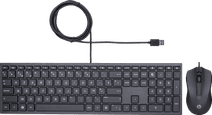 HP Pavilion Wired Keyboard 300 Azerty + HP 100 Wired Mouse 