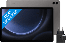 Samsung Galaxy Tab S9 FE Plus 128 Go Wifi et 5G Gris + Samsung Chargeur Tablette avec connectivité 4G