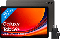 Samsung Galaxy Tab S9 Plus 12.4 inch 256 GB Wifi en 5G Zwart + Samsung Oplader Samsung Galaxy Tab S9 Plus