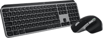 Logitech MX Keys S for Mac AZERTY Noir + Logitech MX Master 3S for Mac Gris Sidéral Clavier Logitech