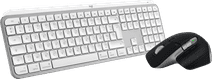 Logitech MX Keys S for Mac AZERTY White + Logitech MX Master 3S for Mac Space Gray 