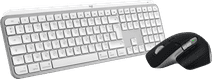 Logitech MX Keys S for Mac AZERTY Blanc + Logitech MX Master 3S for Mac Gris Sidéral Clavier AZERTY 