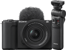 Sony ZV-E10 II + E PZ 16-50mm f/3.5-5.6 OSS II + GP-VPT2BT Grip Systeemcamera voor vloggen