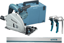 Makita SP6000J + Makita Geleiderail 1500 mm Invalzaag