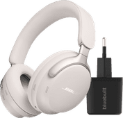 Bose QuietComfort Ultra Headphones Wit + Oplader Koptelefoon voor op kantoor