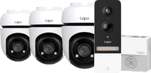 TP-Link Tapo C500 3-pack + Smart Battery Video Doorbell D230S1 IP camera with SD card