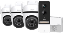 TP-Link Tapo C520WS Lot de 3 + Smart Battery Video Doorbell D230S1 