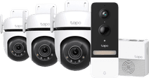 TP-Link Tapo C520WS 3-pack + Smart Battery Video Doorbell D230S1 TP-Link Tapo buiten IP camera