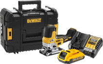 DeWalt DCS335NT-XJ 5,0 Ah Accu Starterspakket DeWalt accu decoupeerzaag