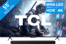 TCL QD Mini-LED 55" T8D (2026) + TCL S45H 2.0 Barre de Son Promotion : TV TCL