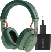 Fairbuds XL Green + BlueBuilt Quick Charge Charger with USB-A Wireless headphones