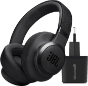 JBL Live 770NC Zwart + BlueBuilt Quick Charge Oplader met Us JBL bundel