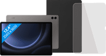 Samsung Galaxy Tab S9 FE Plus 128 Go Wifi et 5G Gris + Pack de Protection Tablette avec connectivité 4G