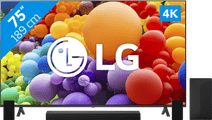 LG 75UR78006LK + Soundbar LG television promotion