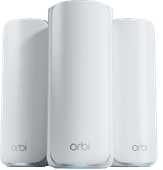 NETGEAR Orbi RBE773 3-pack Mesh WiFi system for a townhouse