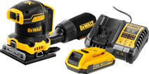 DeWalt DCW200NT-XJ 2,0 Ah Accu Starterspakket Handpalmschuurmachine