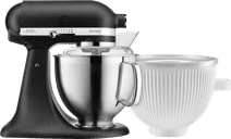 KitchenAid 5KSM185PSEBK Truffe Noire + Sorbetière Robot de cuisine KitchenAid Artisan 185