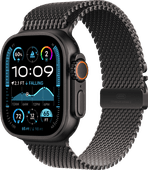 Apple Watch Ultra 2 4G 49 mm Noir Bracelet Milanais S Montre connectée de très grande taille