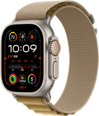 Apple Watch Ultra 2 4G 49 mm Argent Boucle Alpine Beige S Montre connectée de très grande taille