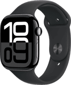 Apple Watch Series 10 46mm Black Sport Band M/L Smartwatch for iPhone