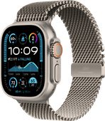 Apple Watch Ultra 2 4G 49mm Silver Milanese Watch Strap L LTE smartwatch