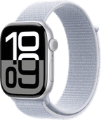 Apple Watch Series 10 46 mm Argent Boucle Sport Apple Watch et AirPods