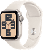 Apple Watch SE 2024 40 mm Lumière Stellaire Bracelet Sport S/M Apple Watch et AirPods