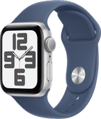 Apple Watch SE 2024 40 mm Argent Bracelet Sport S/M 