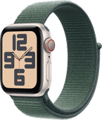 Apple Watch SE 2024 4G 40 mm Lumière Stellaire Boucle Sport Promotion : Apple