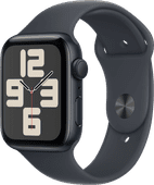 Apple Watch SE 2024 44mm Midnight Sport Band M/L 