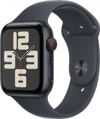 Apple Watch SE 2024 4G 44 mm Minuit Bracelet Sport M/L Apple Watch 4G (Cellular)