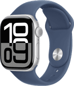 Apple Watch Series 10 42mm Silver Sport Band S/M Smartwatch for iPhone