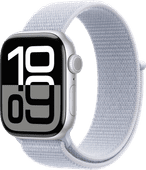 Apple Watch Series 10 4G 42mm Silver Sport Watch Strap Apple Watch Series 10