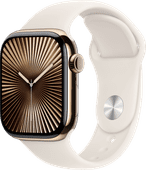 Apple Watch Series 10 4G 42mm Titanium Gold Sport Band M/L Apple product with extra trade-in value